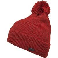 Firetrap Mens Twist Yam Bobble Hat Burgundy