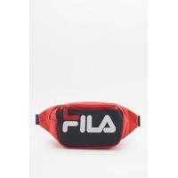 FILA Adams Red and Peacoat Courier Waist Pack, NAVY