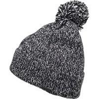 Firetrap Mens Twist Yam Bobble Hat Black