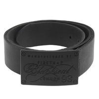 Firetrap Blackseal Matte Plate Belt Mens