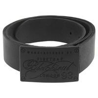 Firetrap Blackseal Matte Plate Belt Mens