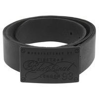 Firetrap Blackseal Matte Plate Belt Mens