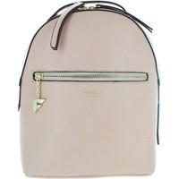 fiorelli anouk womens pink two strap zip across small backpack rucksac ...
