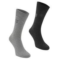 firetrap 2 pack mens boot socks