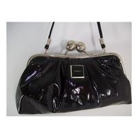 fiorelli black patent handbag