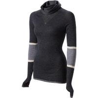 findra womens marin cowl neck stripe cycle top long sleeve cycling jer ...