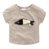 Fish T-Shirt Baby Boys And Girls Children\'S Clothing New Children\'S Primer Shirt Influx Of Goods