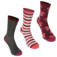 Firetrap 3 Pack Dress Socks