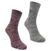 Firetrap 2 Pack Ember Ladies Sock