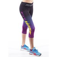 Fit Wise Purple Ombre Capri Fitness Leggings