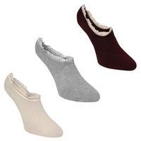 Firetrap Sockettes 3 pack Ladies