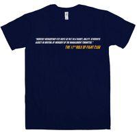 Fight Club Rule 17 T Shirt