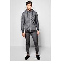 Fit Pique Tracksuit - charcoal