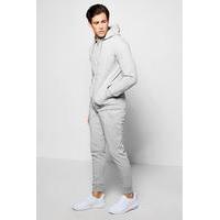 Fit Pique Tracksuit - grey