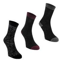 firetrap 3 pack ladies long dress socks