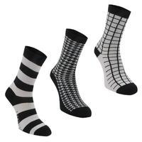 Firetrap 3 Pack Ladies Ankle Socks