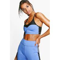 fit seamless mesh sports bra purple