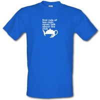 First Rule Of Tea Club male t-shirt.