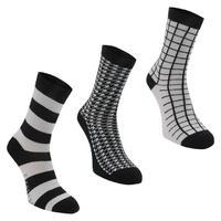 Firetrap 3 Pack Ladies Ankle Socks