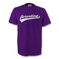 fiorentina signature tee purple kids