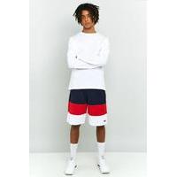 FILA Tricot Colourblock Shorts, NAVY