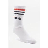 FILA Baseline Sports Socks Pack, WHITE