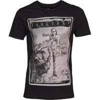 firetrap mens axel t shirt jet black