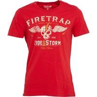 Firetrap Mens Highway T-Shirt True Red