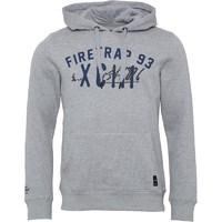 Firetrap Mens Edward Hoody Grey Marl