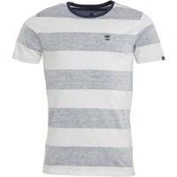 firetrap mens jayden t shirt whitenavy