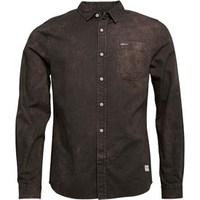 Firetrap Mens Kerrera Shirt Black Wash