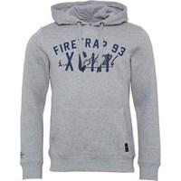 firetrap mens edward hoody grey marl