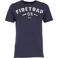 Firetrap Mens Biker T-Shirt Indigo