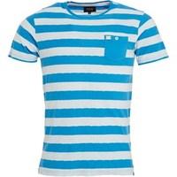 Firetrap Mens Lucas T-Shirt Cendre Blue