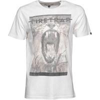 Firetrap Mens Viktor T-Shirt Optic White