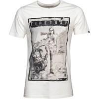 Firetrap Mens Axel T-Shirt Blanc