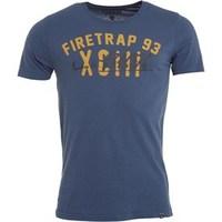 firetrap mens hoji t shirt dark denim