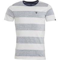 firetrap mens jayden t shirt whitenavy