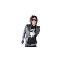 Fitted Leather Biker Jacket - Size: M