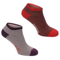 Firetrap 2 Pack Trainer Socks Mens