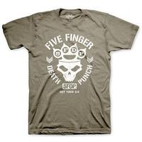 Five Finger Death Punch - Knucklehead Men\'s X-Large T-Shirt - Grey