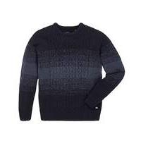 firetrap wood cable knit jumper