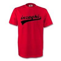 filippo inzaghi ac milan signature tee red