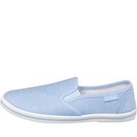 firetrap womens penny pumps blue chambray