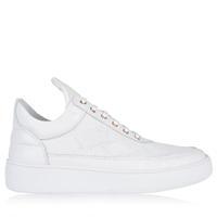 filling pieces low top textured trainers