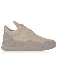 filling pieces ghost perforated low top trainers