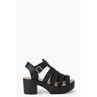 Fisherman Cleated Sandal - black