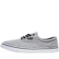 Firetrap Mens Murphy Canvas Shoes Grey Jersey