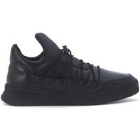 Filling Pieces Sneaker in pelle e neoprene nero men\'s Shoes (Trainers) in black
