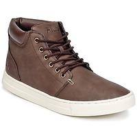 fila byram mid mens shoes high top trainers in brown